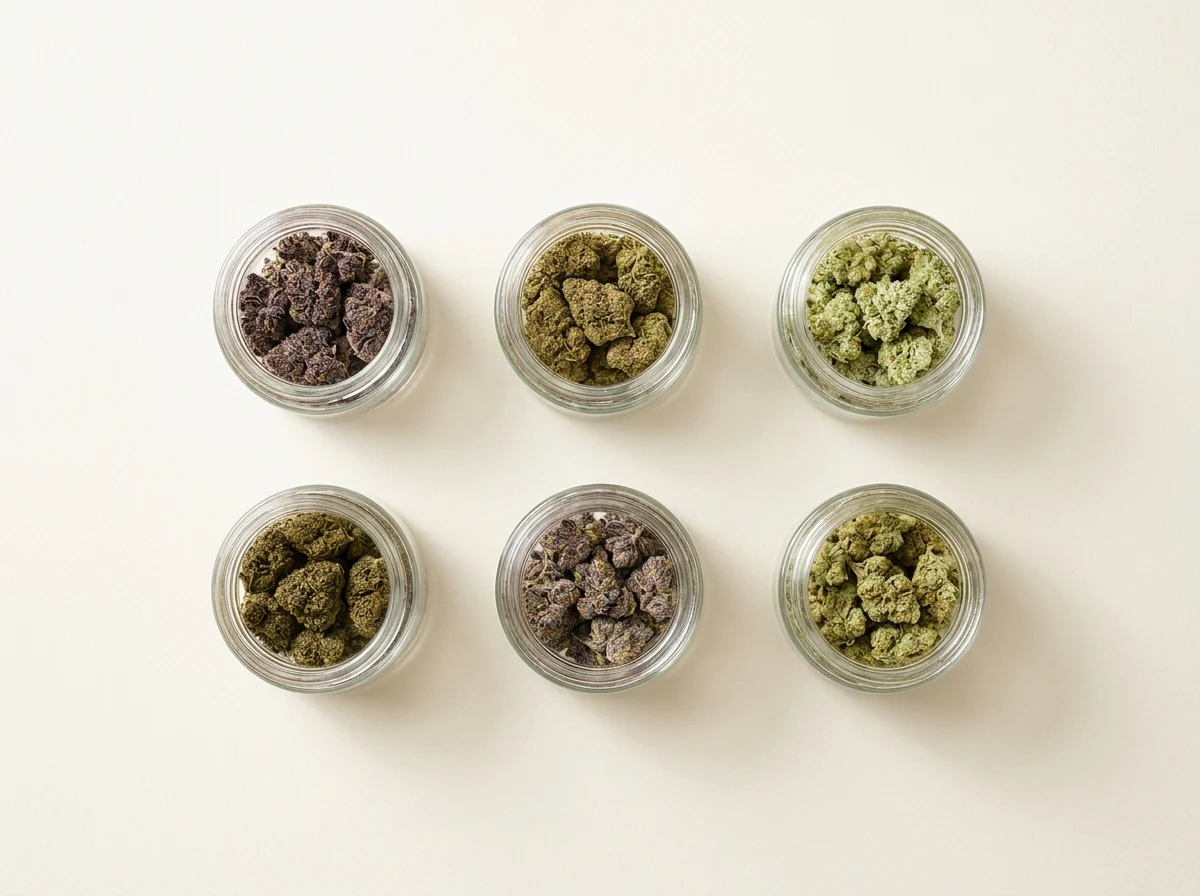 Medizinisches Cannabis im Apotheker-Glas