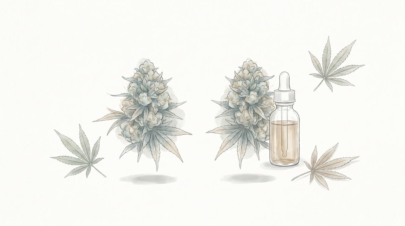THC- vs. CBD-Blüten: Wirkung, Anwendung und Dosierung