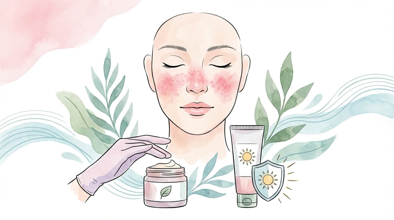Rosacea erkennen und behandeln: Cremes, Laser und Online-Rezept