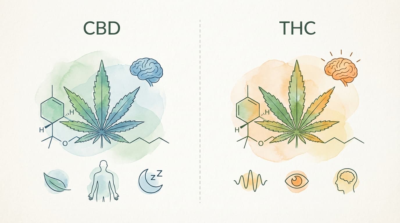 CBD vs. THC: Unterschiede, Wirkung und Rechtslage in Deutschland
