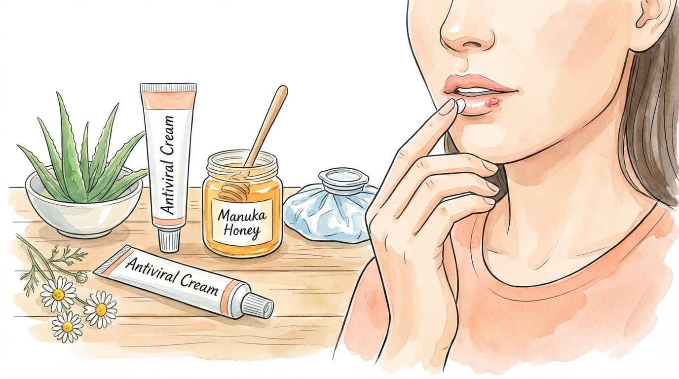 Lippenherpes schnell behandeln: Medikamente und bewährte Hausmittel