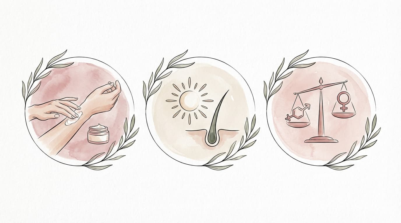 Hirsutismus: Übermäßige Gesichtsbehaarung bei Frauen behandeln