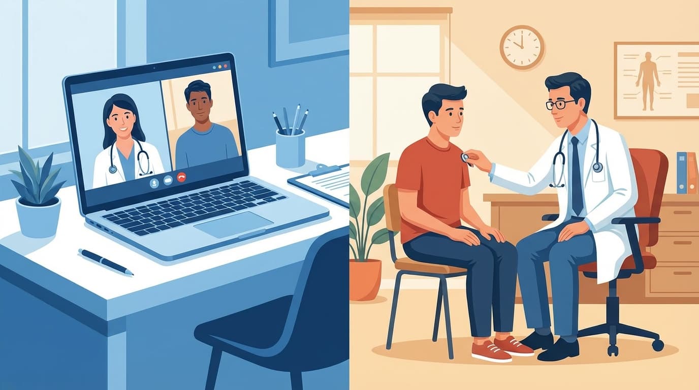 Online-Arzt oder Hausarzt? Wann Telemedizin die bessere Wahl ist
