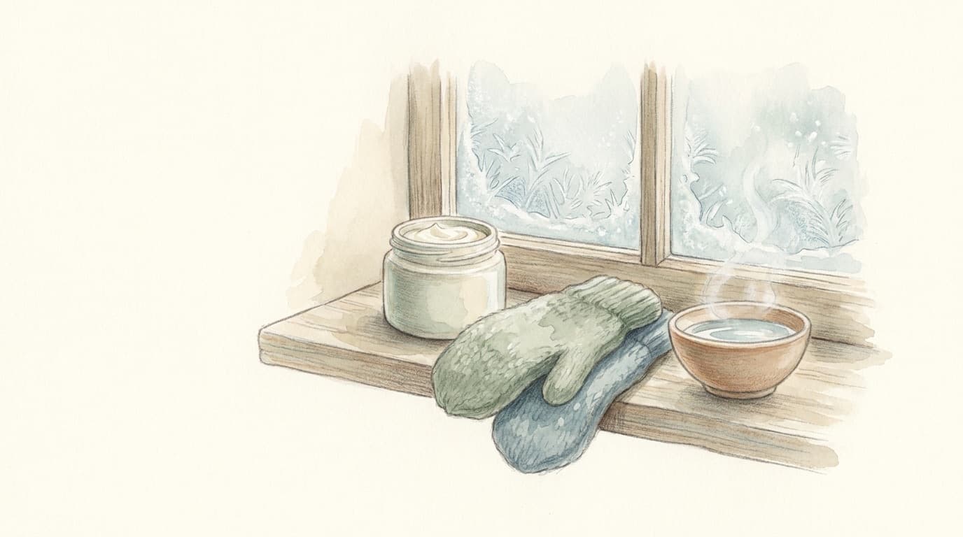 Trockene Haut im Herbst und Winter: richtige Pflege